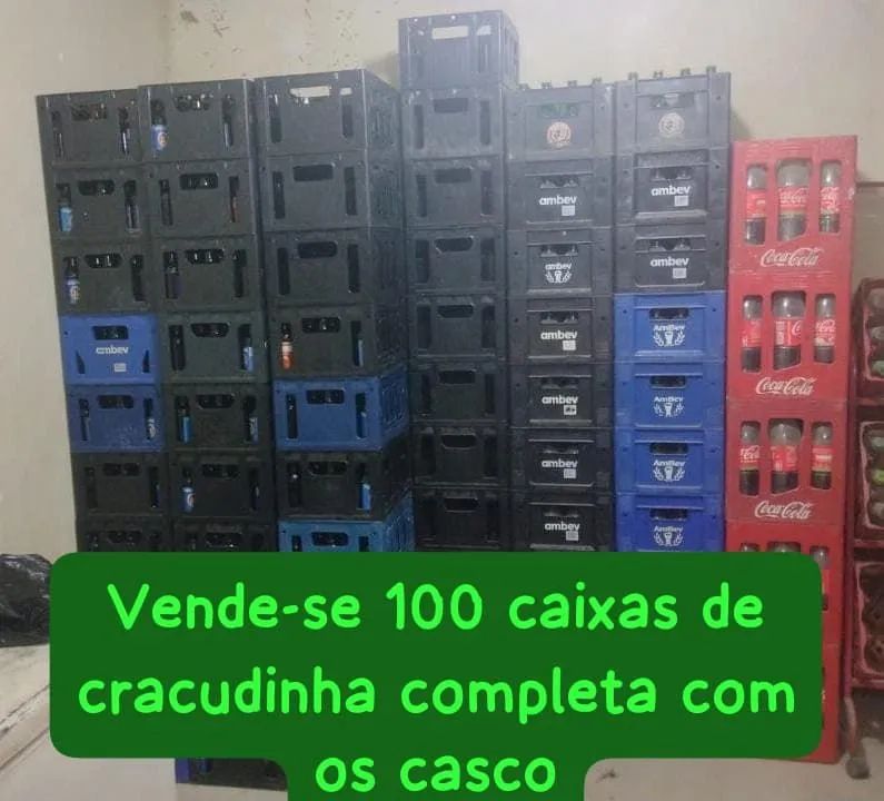 100 Caixas de Cerveja Completas