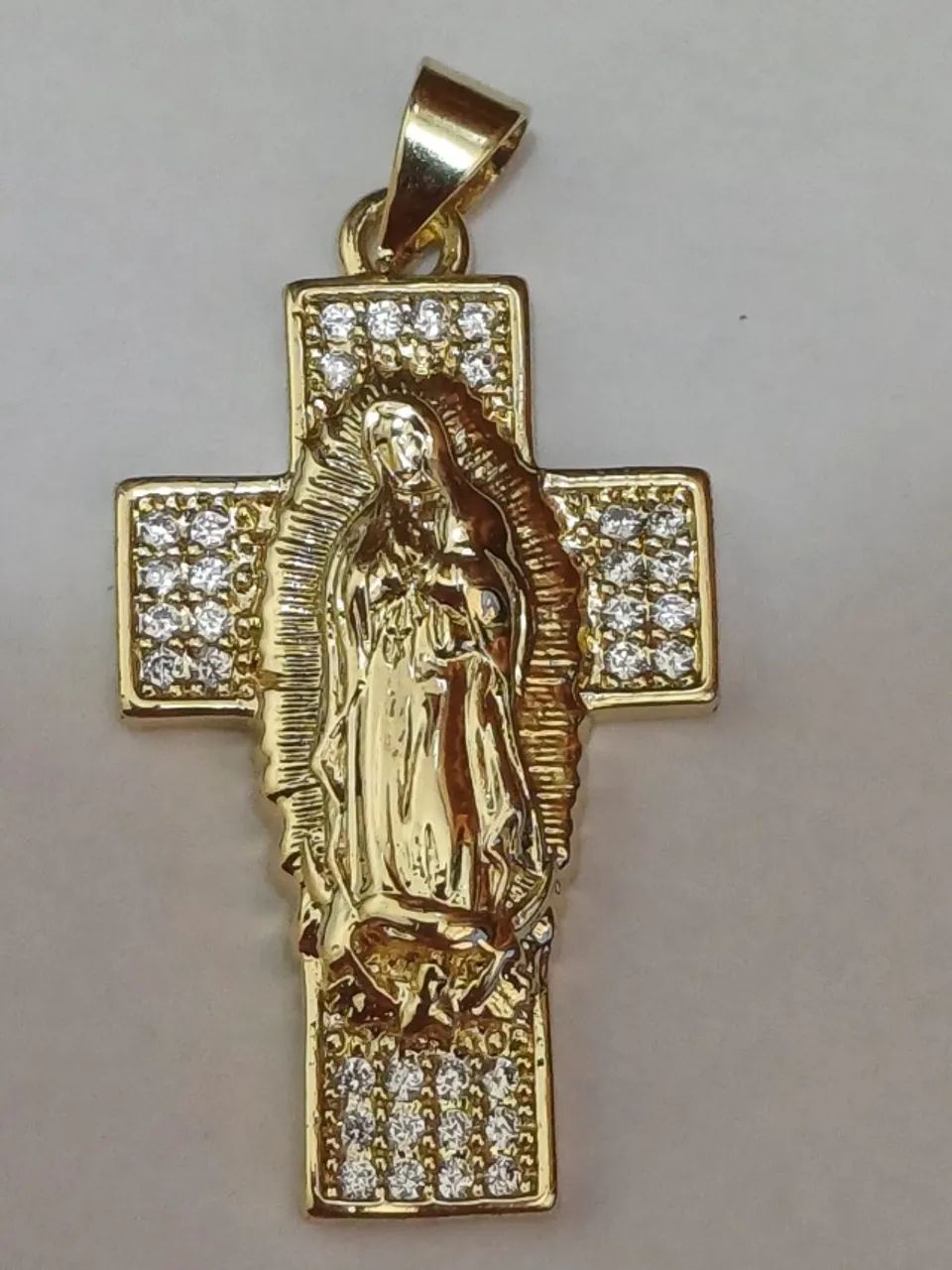 Pingente  Cruz Zirconia Biju - Foto 4