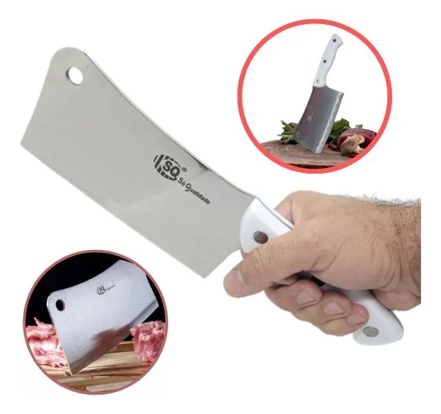 Cutelo faca corte de peixe carne legumes desossa faca açougueiro 2