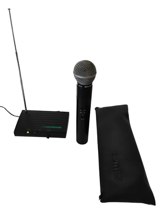 PROMOÇÃO IMPERDÍVEL! MICROFONE PROFISSIONAL SHURE SEM FIO SM58 AMERICANO ORIGINAL