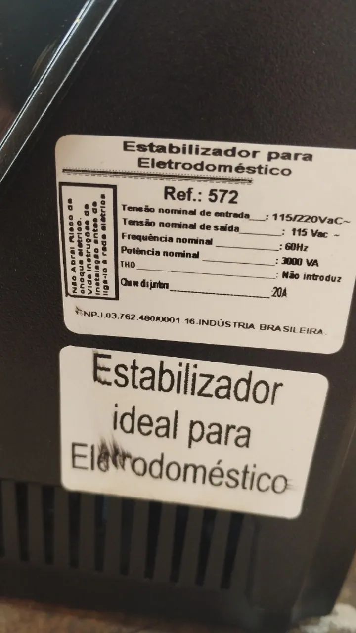 Estabilizador Eletrodoméstico 3000va - Foto 3