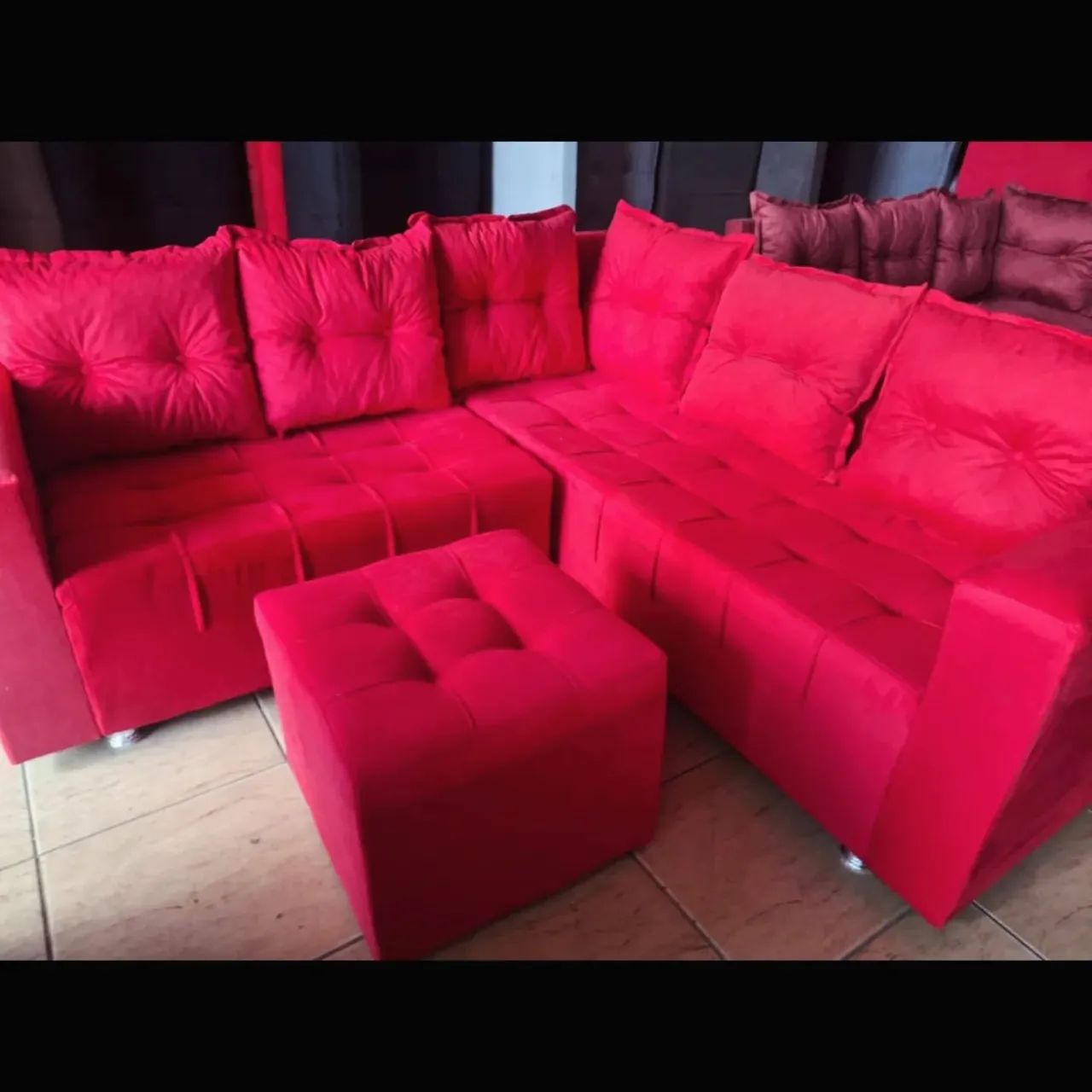 SOFÁ DE CANTO COM PUXANTES  - Foto 3