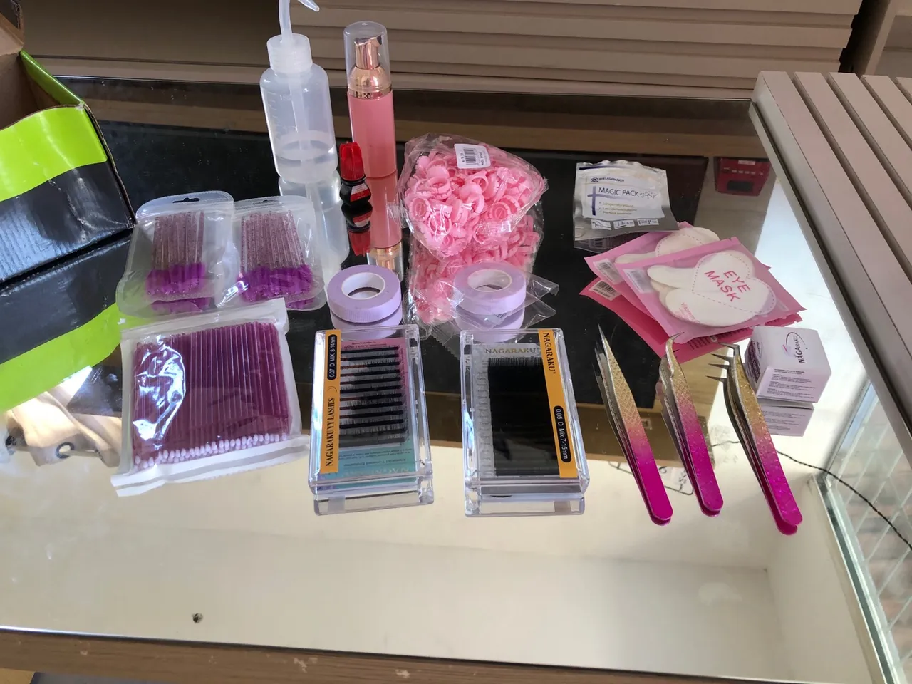 Kit de Extensão de Cílios Profissional