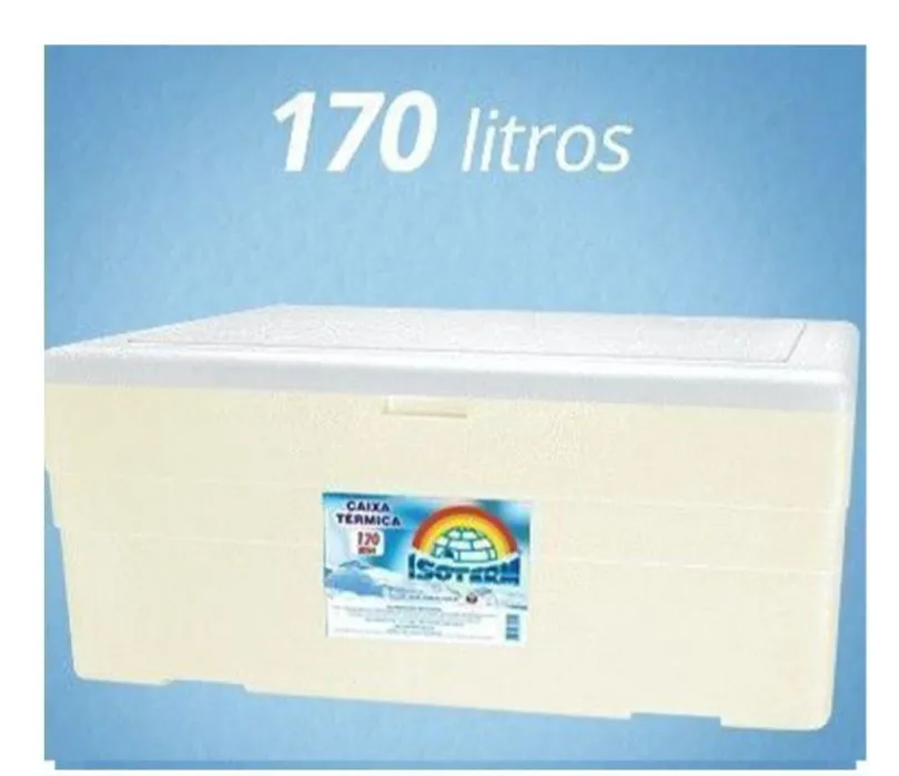 CAIXA ISOPOR 170L