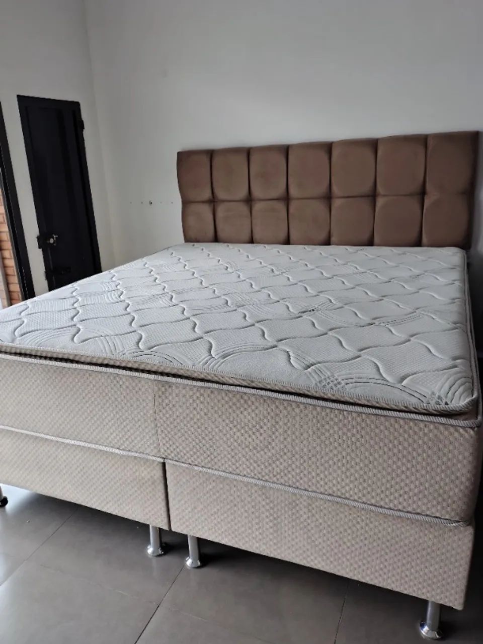 CAMA BOX QUEEN COM PILLOW TOP FRETE GRÁTIS  - Foto 4