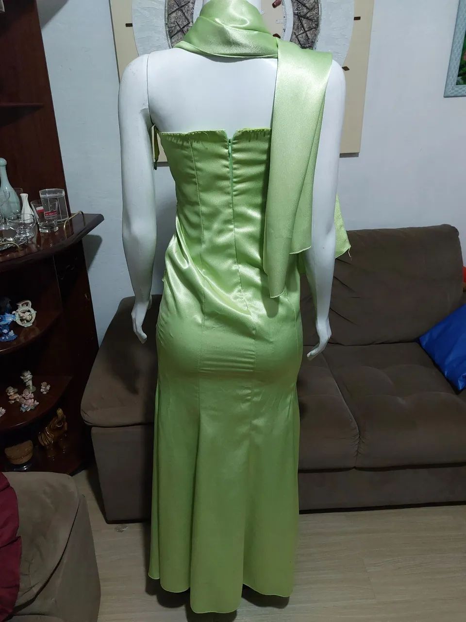 Vestido verde tamanho M - Foto 2