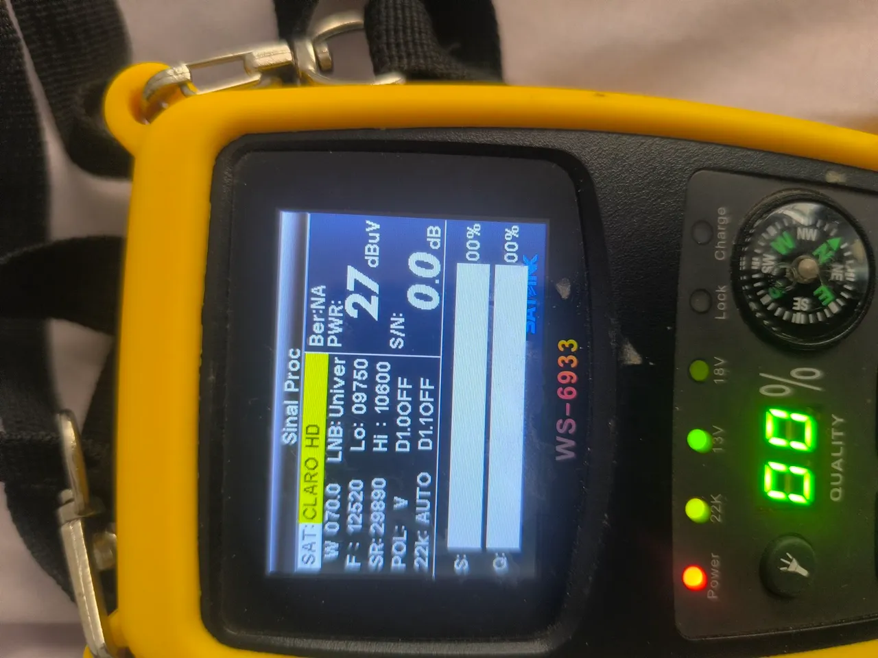 Medidor de sinal de satélite WS-6933