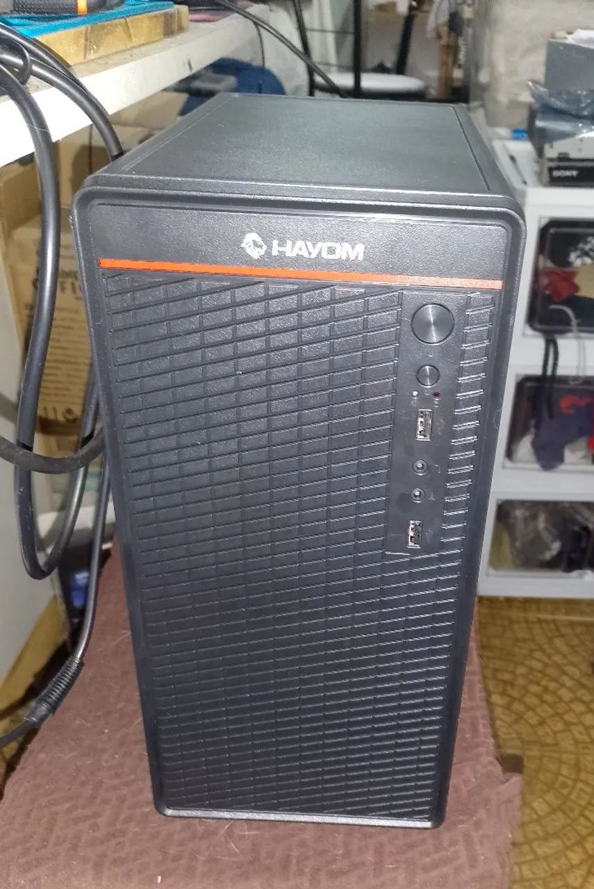 Computador hayom mini itx Celeron com 2gb de ram e 160gb hd