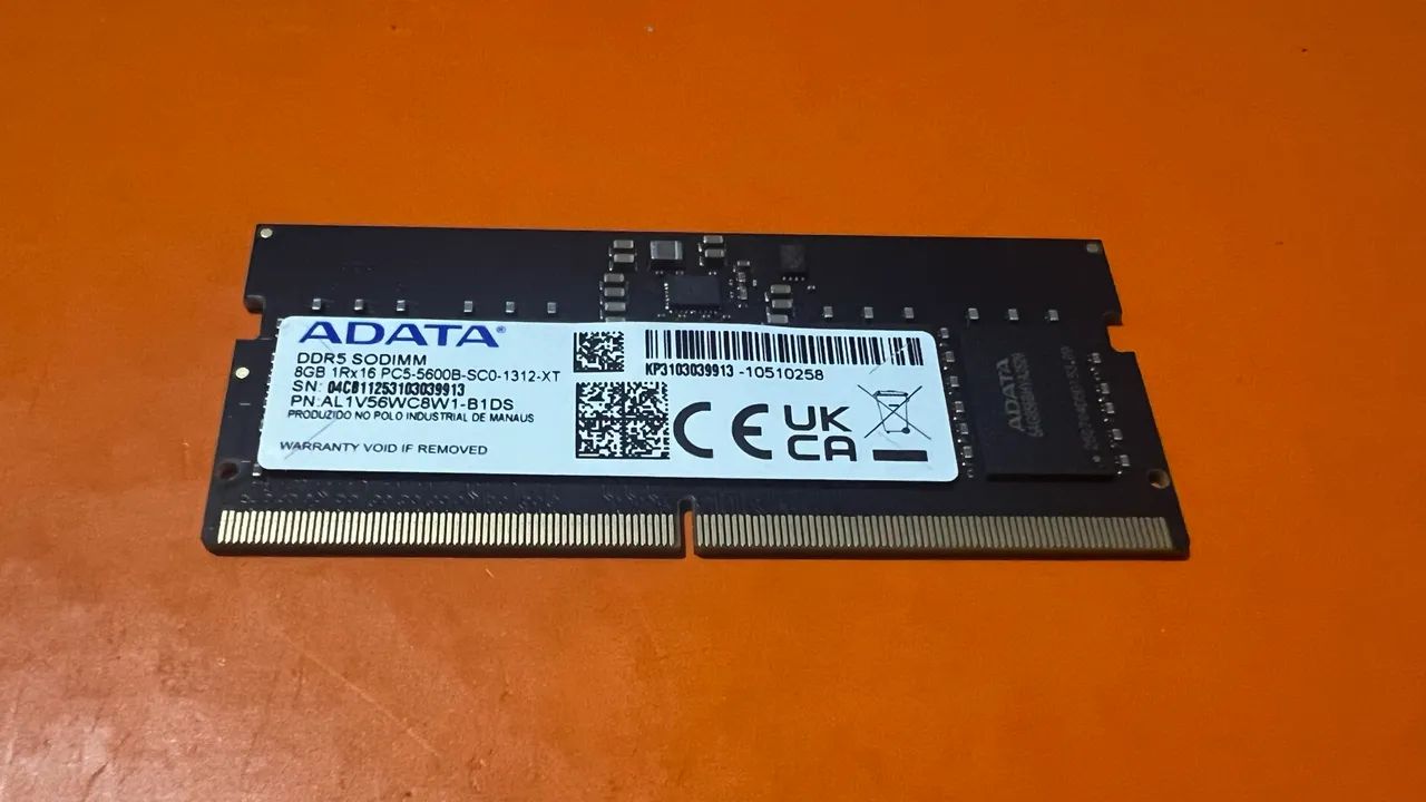 Memória ram DDR5 5600 MHz Adata
