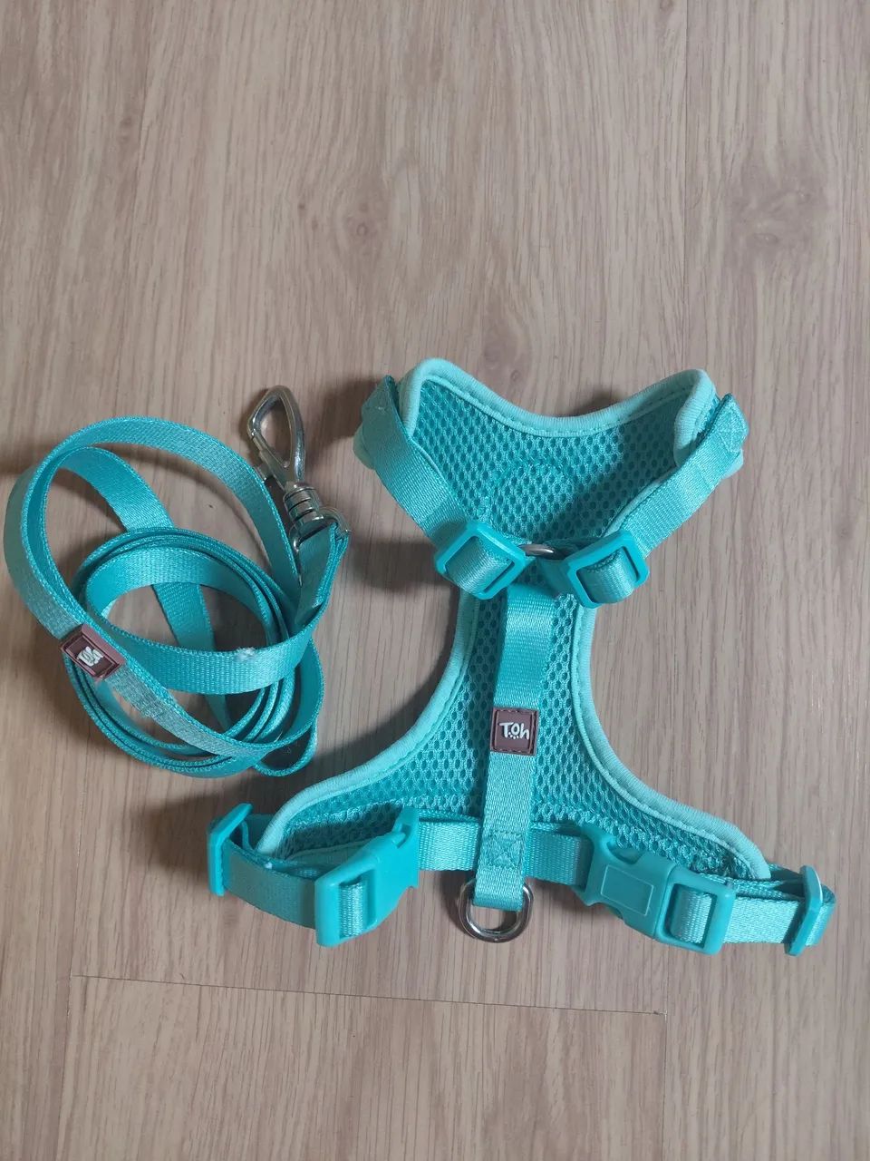 Conjunto peitoral H e guia marca Toh - Foto 2