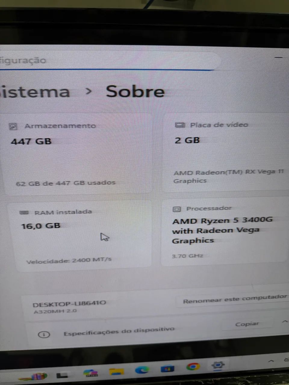 Processador RYZEN 5 5500 Seminovo 1 Mês de Uso  - Foto 3