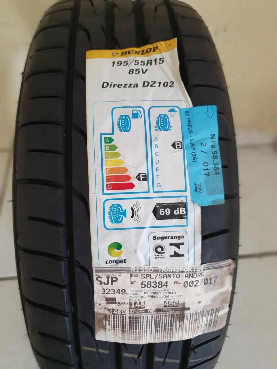 Pneu Dunlop 195/55 R15  - Foto 2