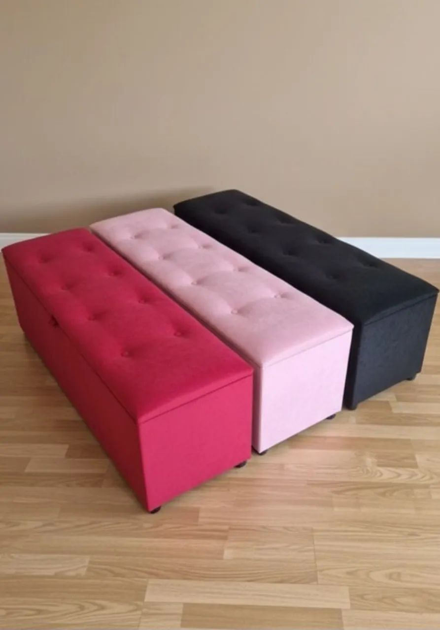 Baú pé de cama de casal 120m - Foto 4