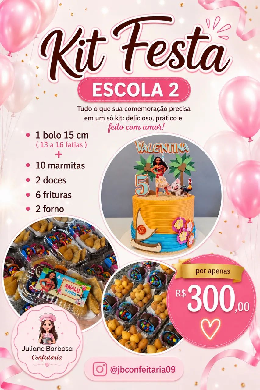 Kit festa escola / bolo para centro de mesa