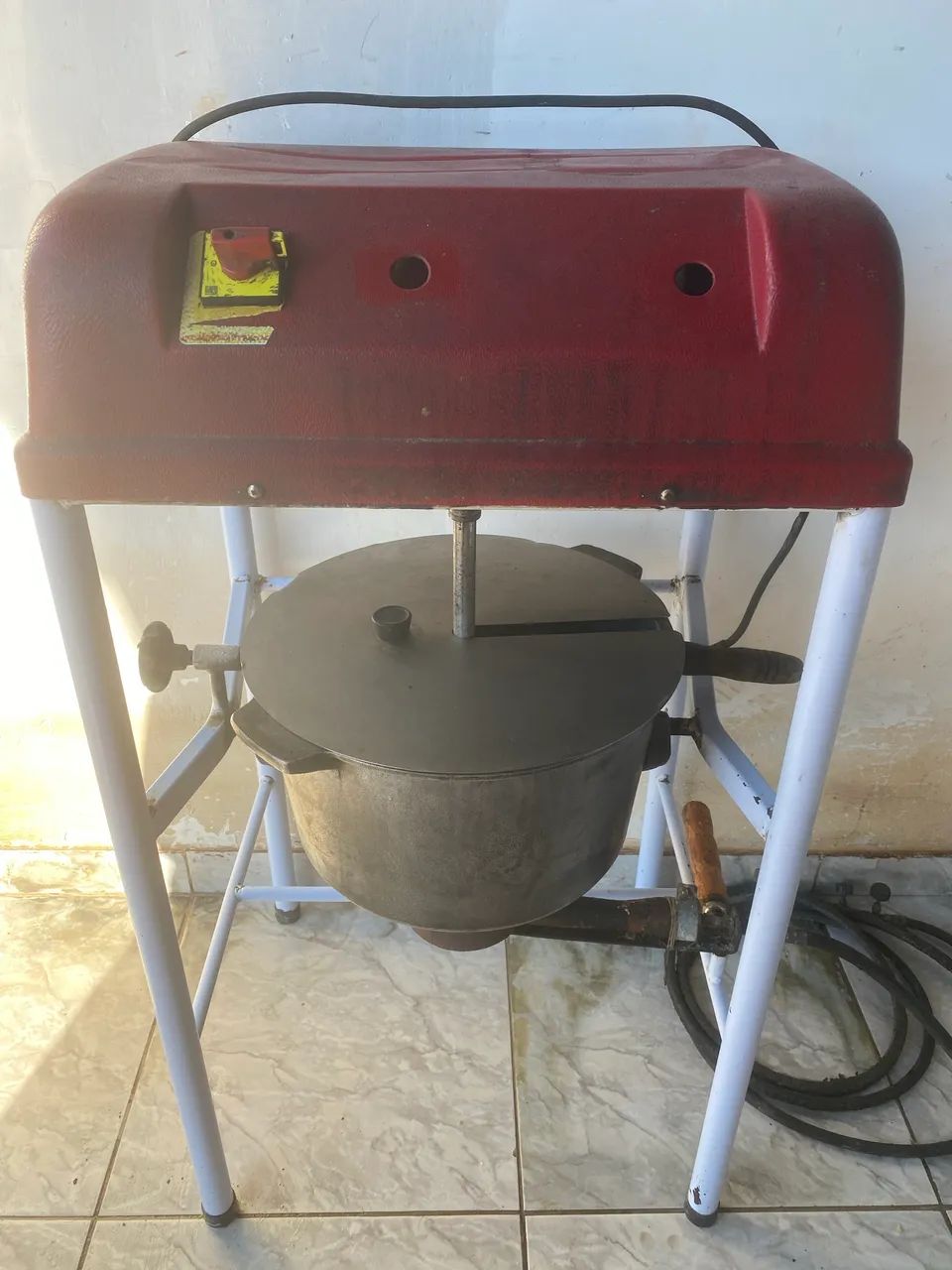 Máquina para fazer massa de salgado frito 