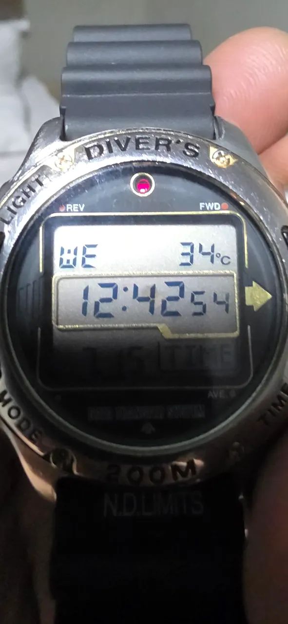 VENDO RELÓGIO CITIZEN HIPER AQUALAND D202 FUNCIONANDO PERFEITAMENTE - Foto 4
