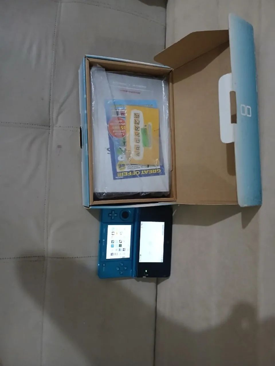 Nintendo 3ds old completo na caixa des.bl.o.q.u.e.ado - Foto 2