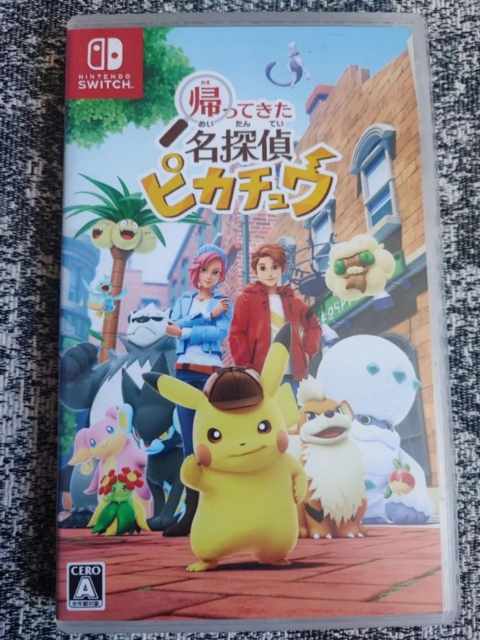 Detective Pikachu Returns - Nintendo Switch - Capa Japonesa