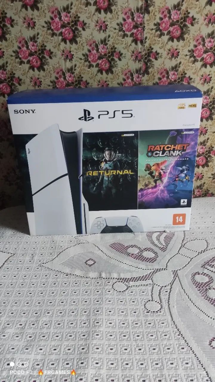 Playstation 5 slim com leitor 1TB  - Foto 5