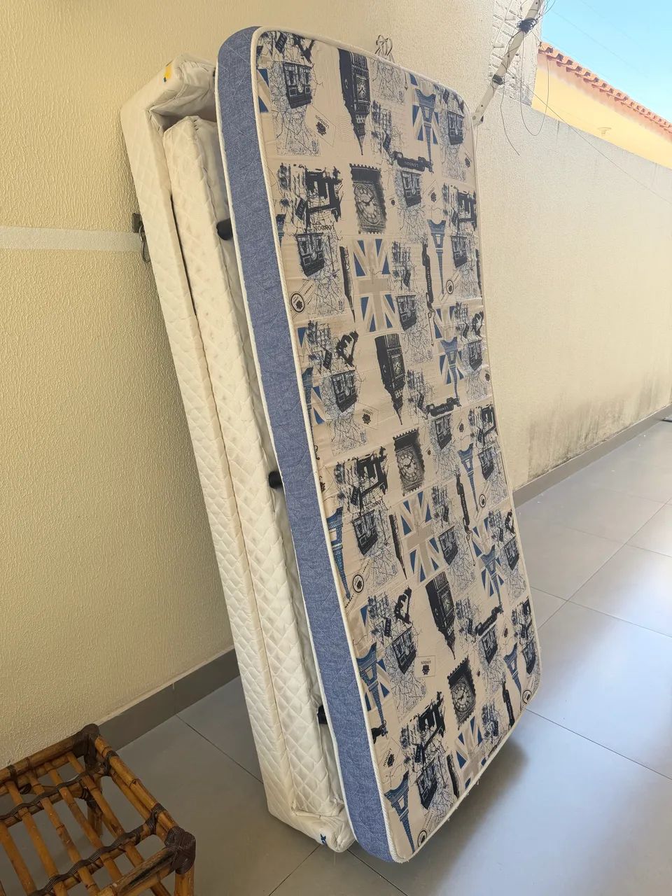 vendo cama colchão solteiro