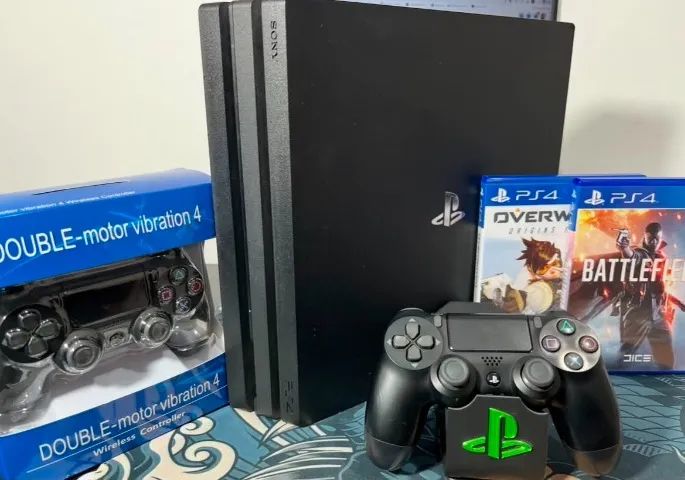 PLAYSTATION 4 PRO 1TB COMPLETO! - Foto 4