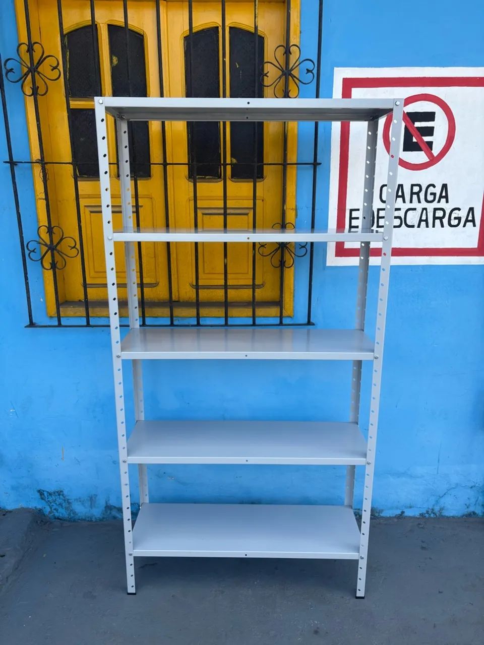 Estante de aço c 6 prateleiras- nova 
