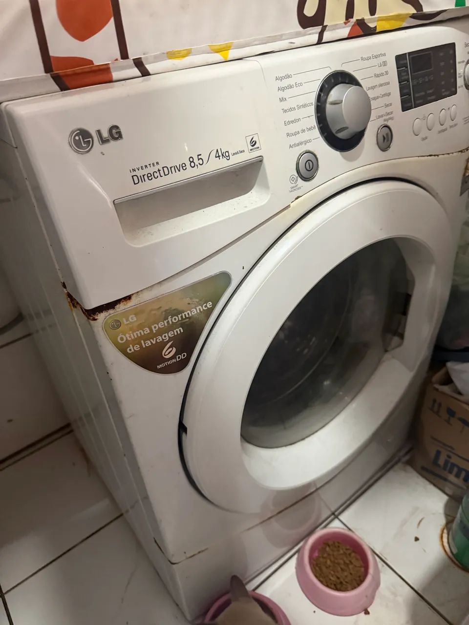 Máquina de lavar com problema