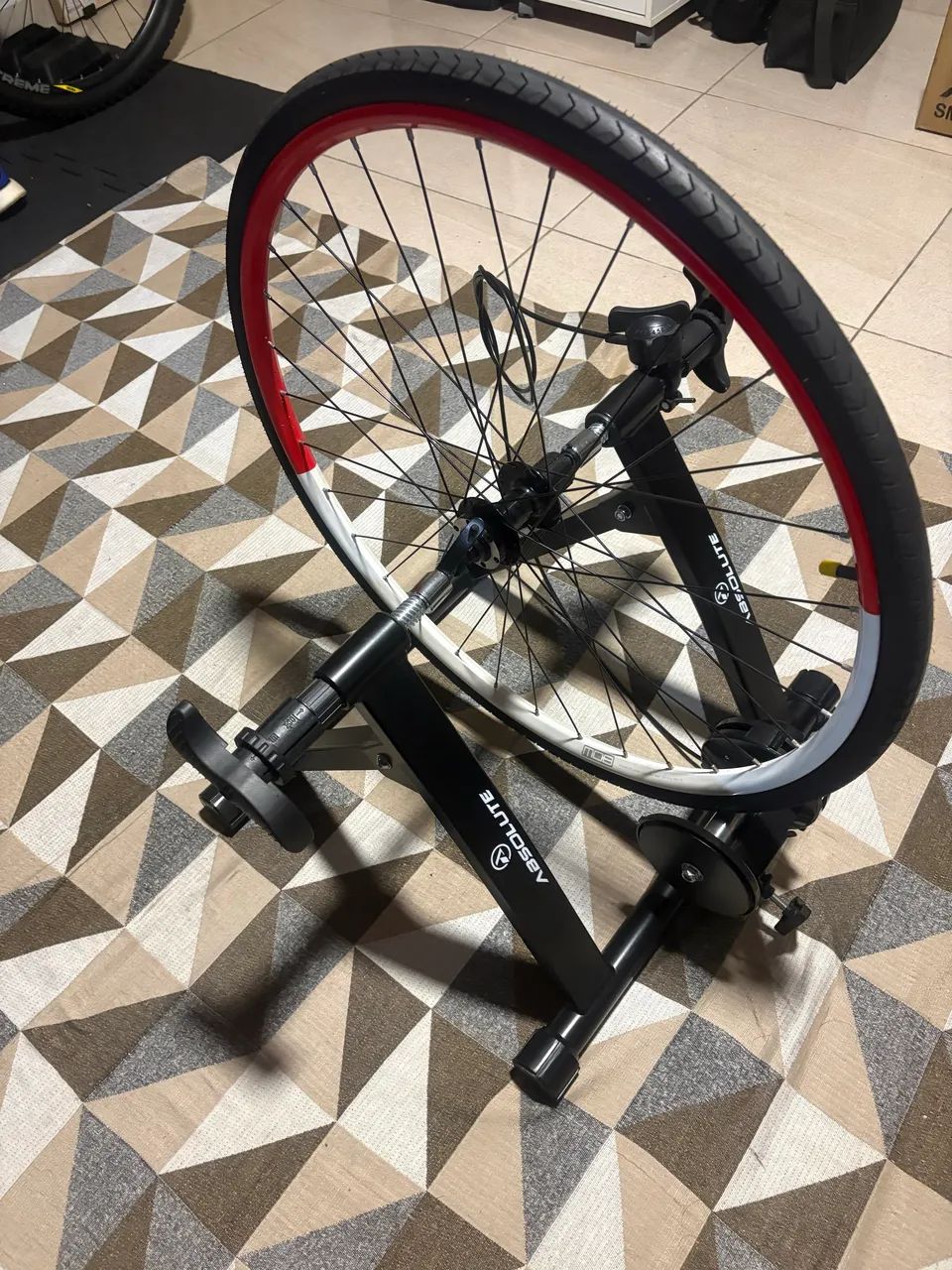 Rolo treino bicicleta + Roda - Foto 3