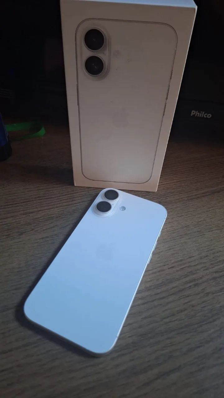 IPHONE 16 128GB SEMI NOVO/BRANCO - Foto 2