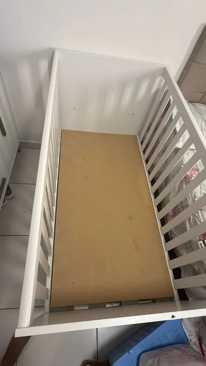  Berço Mini Cama Encanto Retro - Branco - Foto 4