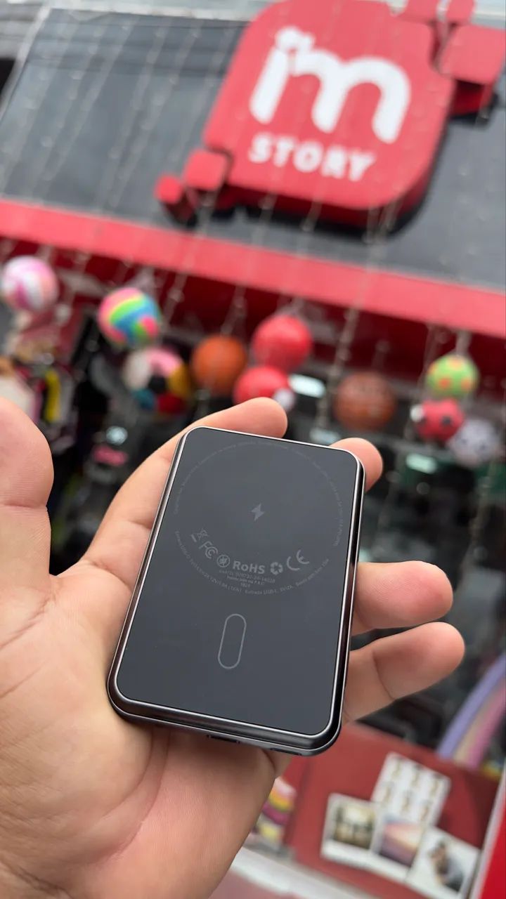 Bateria Portátil Por Indução e Cabos 20W - Foto 3