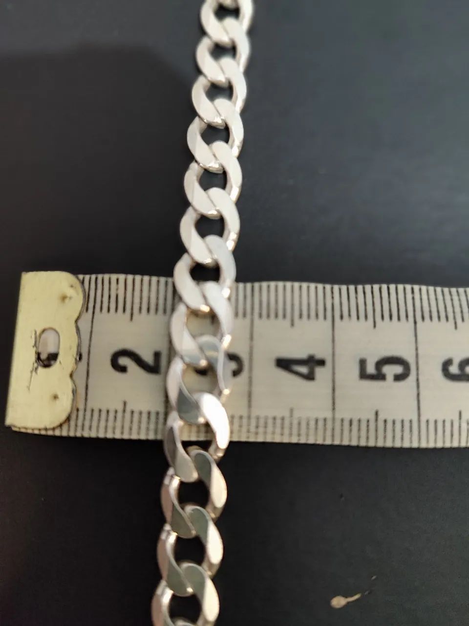 Corrente Grumet de Prata 925 - 55 cm - 43 g - Foto 4