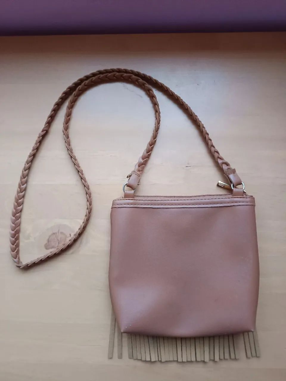 Bolsa de Couro Castanho - Foto 2