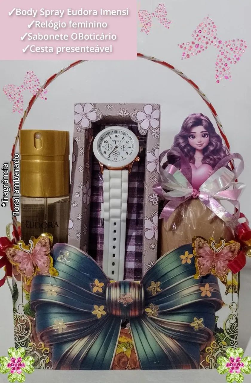 Presente Eudora e OBoticário feminino 