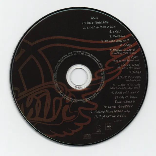 Aerosmith- O, Yeah! Ultimate Aerosmith Hits- 2xCD- VG+ 4/5 - Foto 3