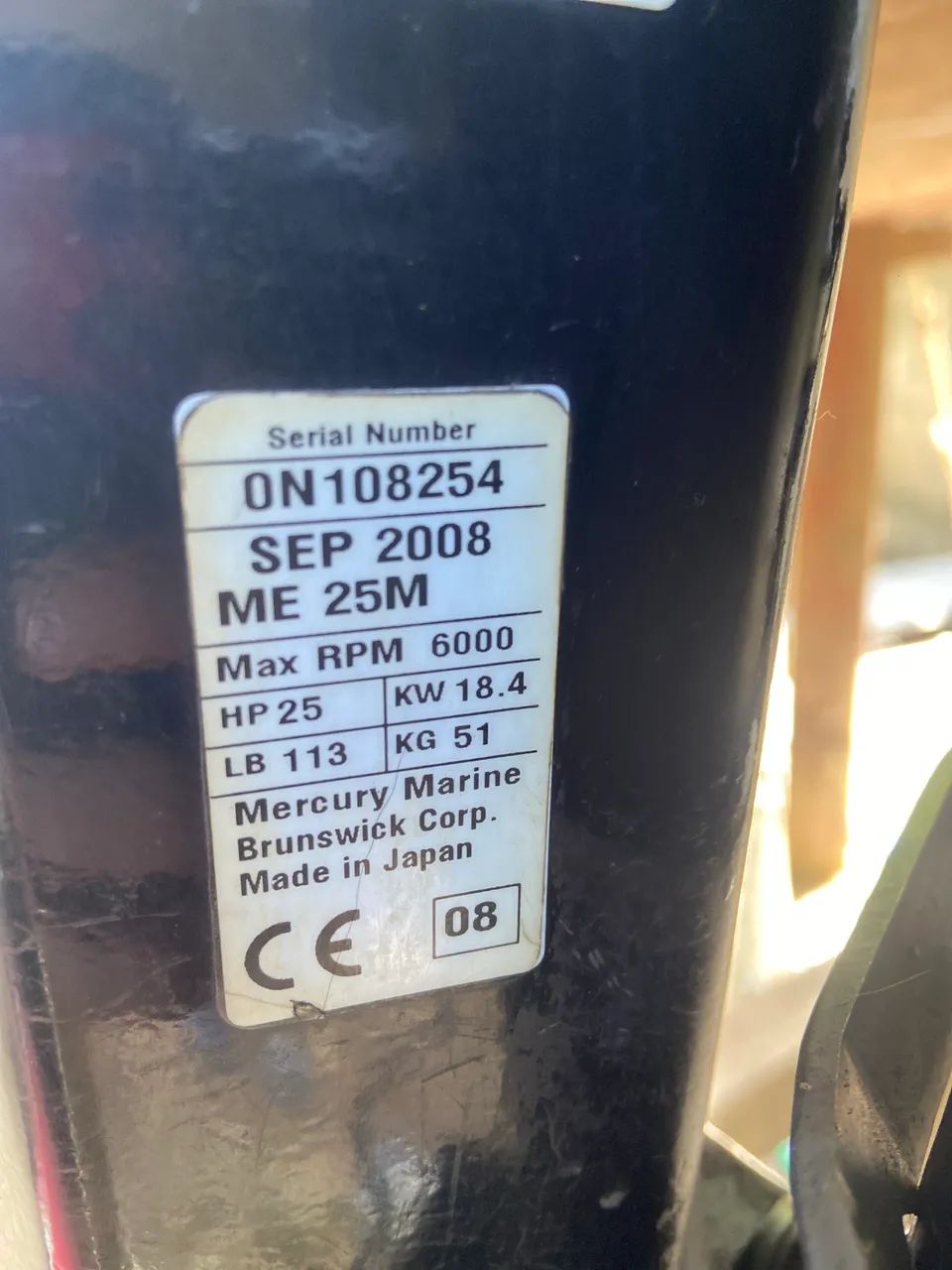 Motor de popa Mercury 25 2t - Foto 2