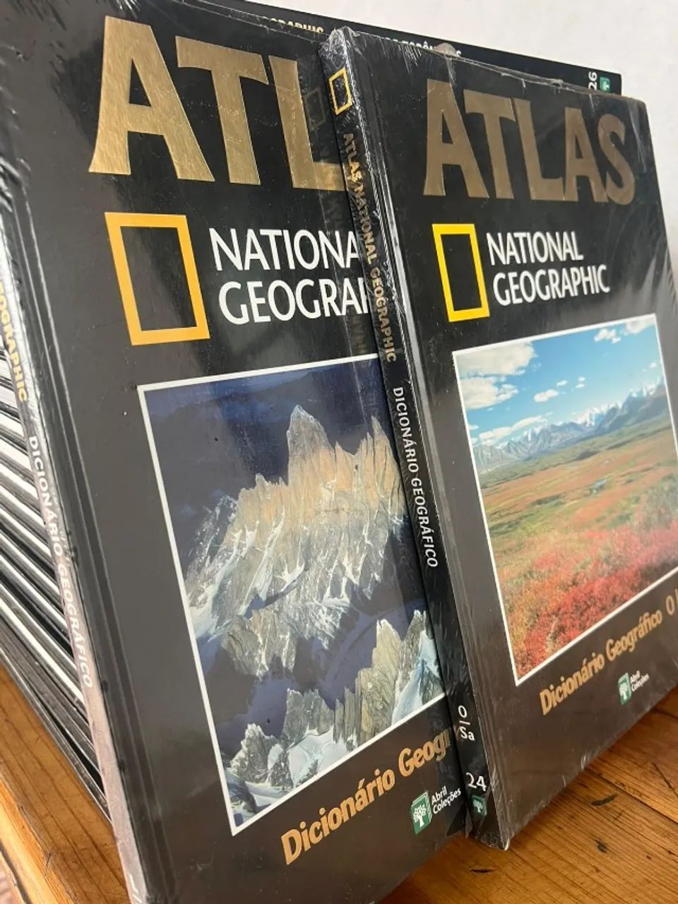 Atlas National Geographic Completo 26 Volumes - Abril - 5 Lacrados