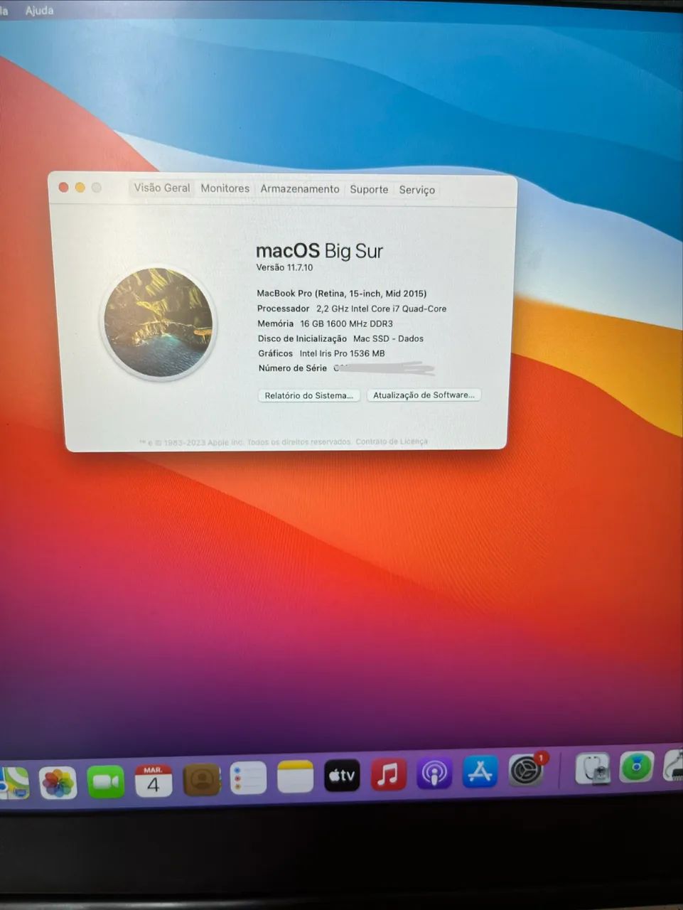 MacBook Pro retina 15-inch Mid 2015 - Notebooks - Botafogo, Rio de