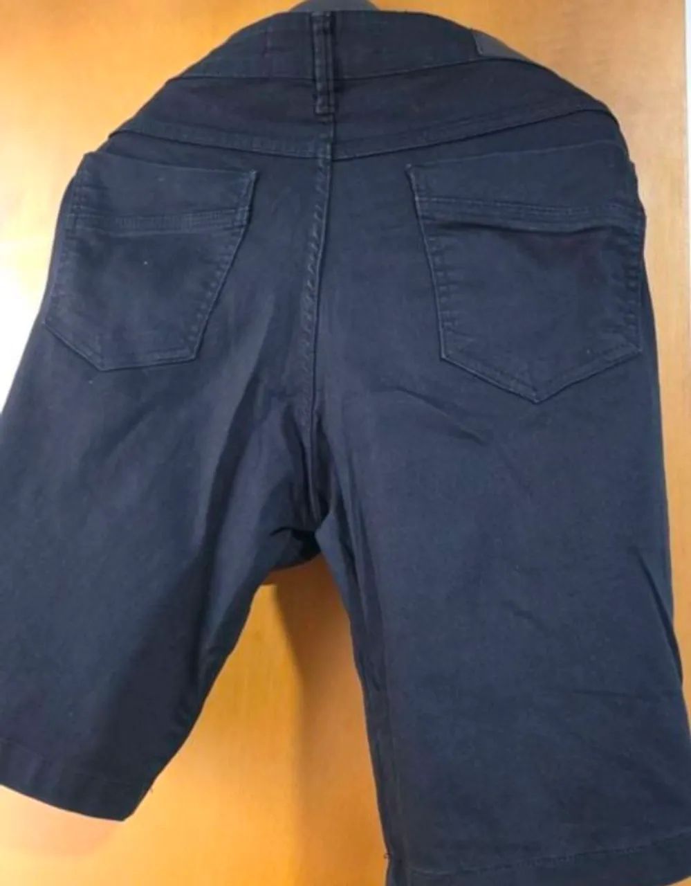 short jeans dlt preto 44 - Foto 2