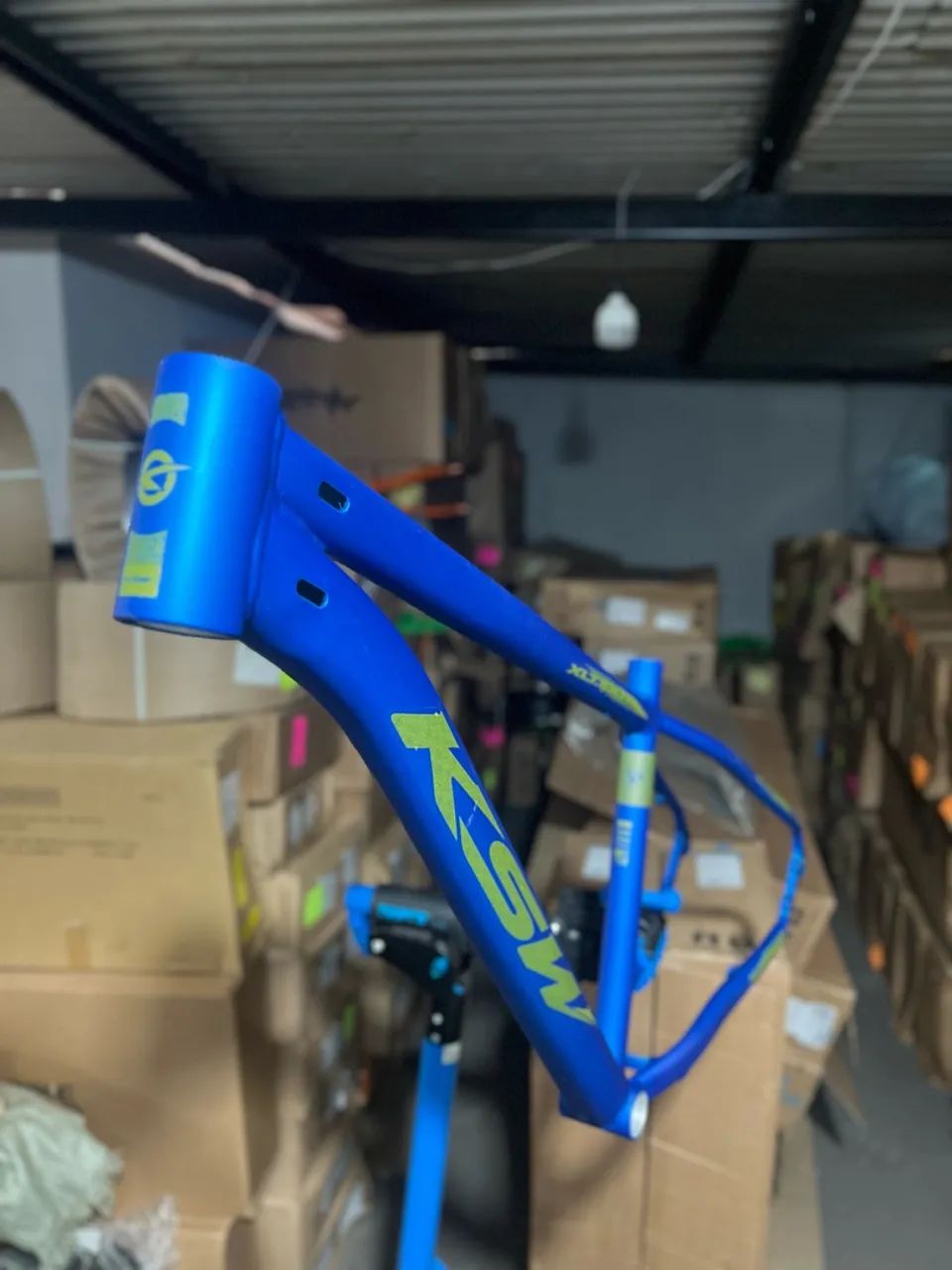 QUADRO KSW NOVO COR AZUL E DOURADO - Foto 2