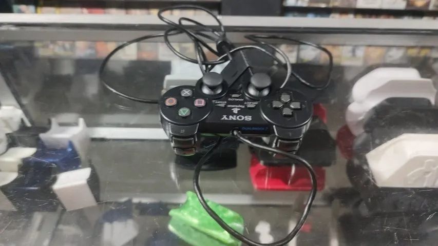 CONTROLE ORIGINAL DE PS2 TODO REVISAO E HIGIENIZADO - Foto 3
