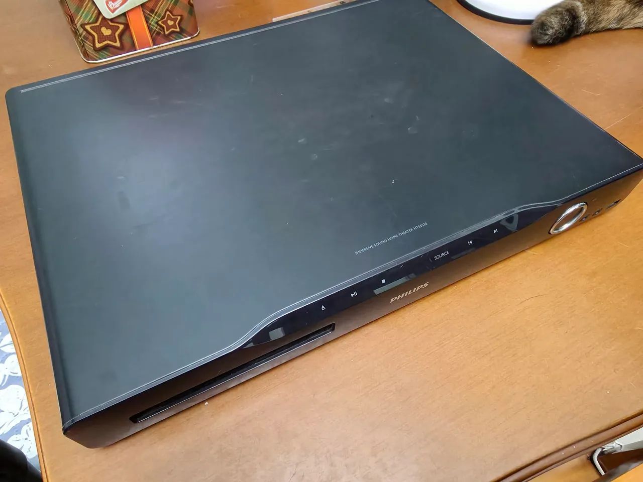 Home theater philips HTS5530 78 com 5 caixas!!!! - porta dvd travando