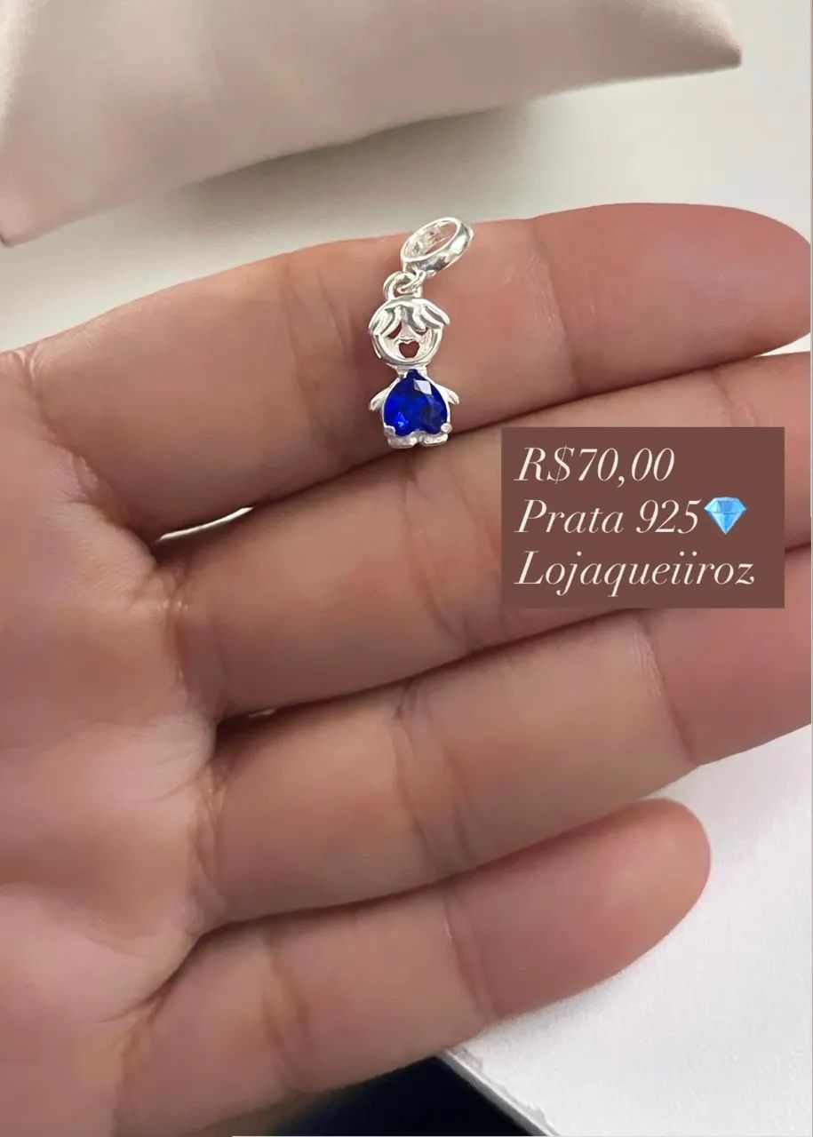 Berloques de Prata legítima 925 - Foto 3