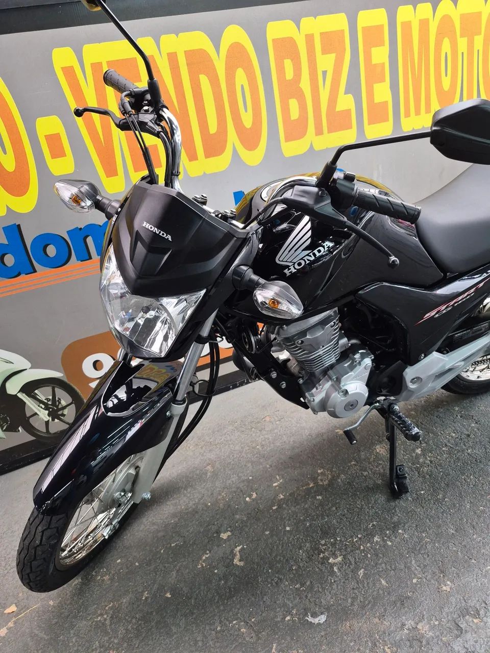 HONDA 160 START 2022 PRETA SÓ 15350KM (FINANCIA 100%)$16500 LINDOMAR MOTOS  - Foto 10