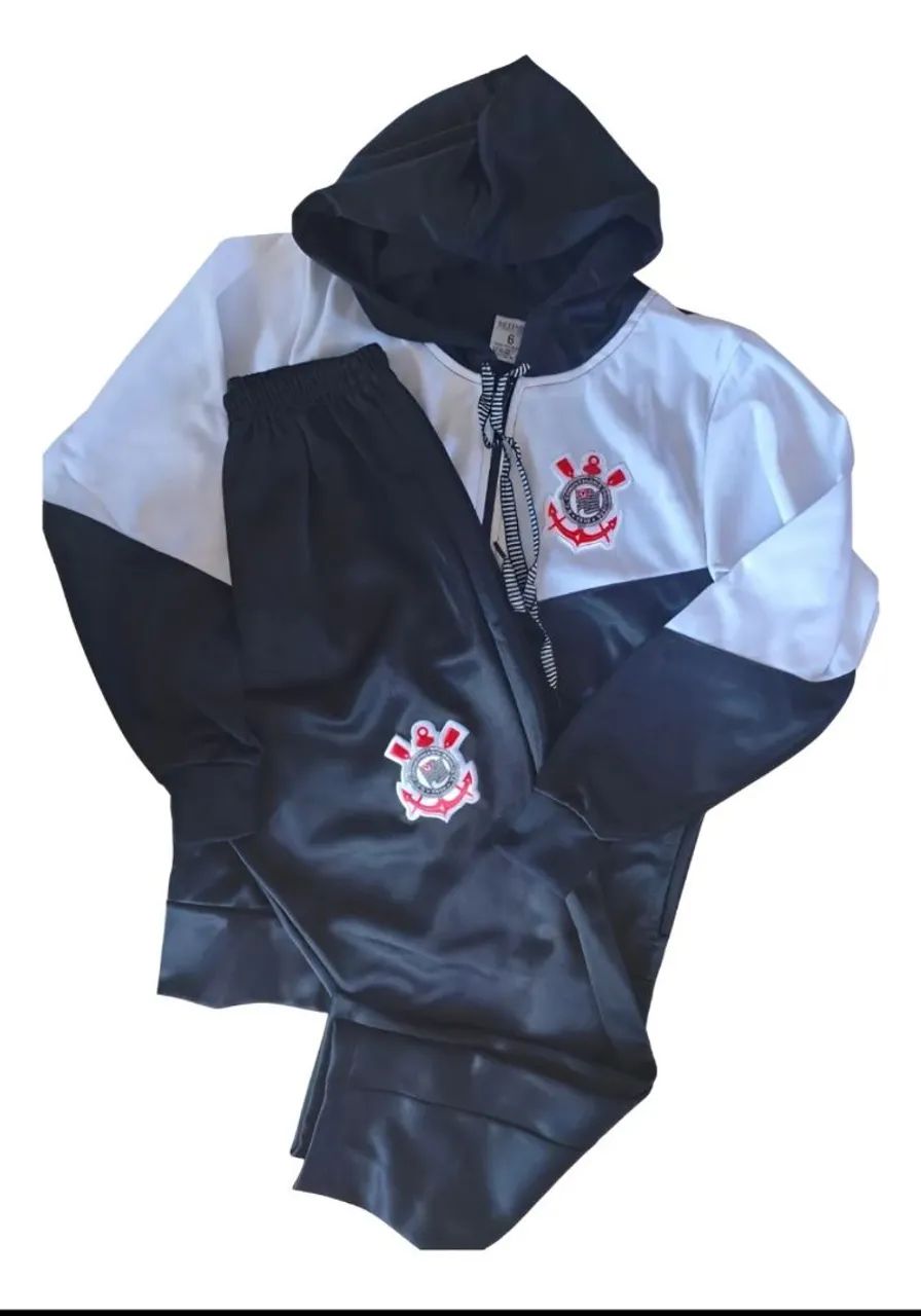 Conjunto infantil Corinthians tamanho 06