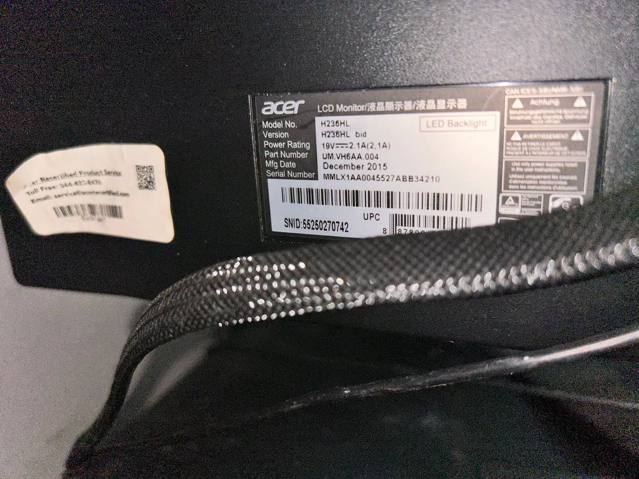 Monitor Acer 23.6 Polegadas - Foto 5