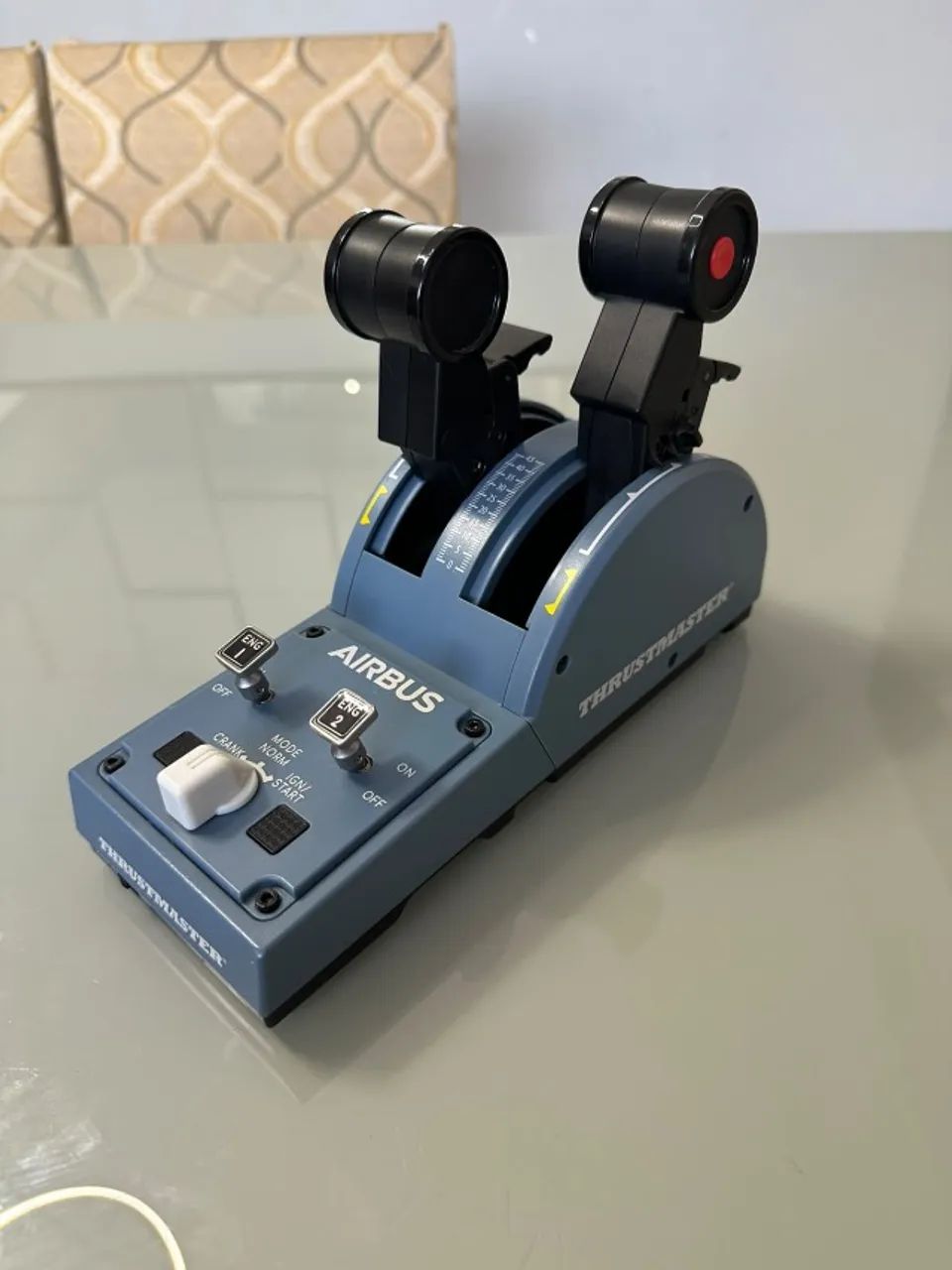 Thrustmaster Tca Quadrant Airbus Edition Azul-claro - Foto 2