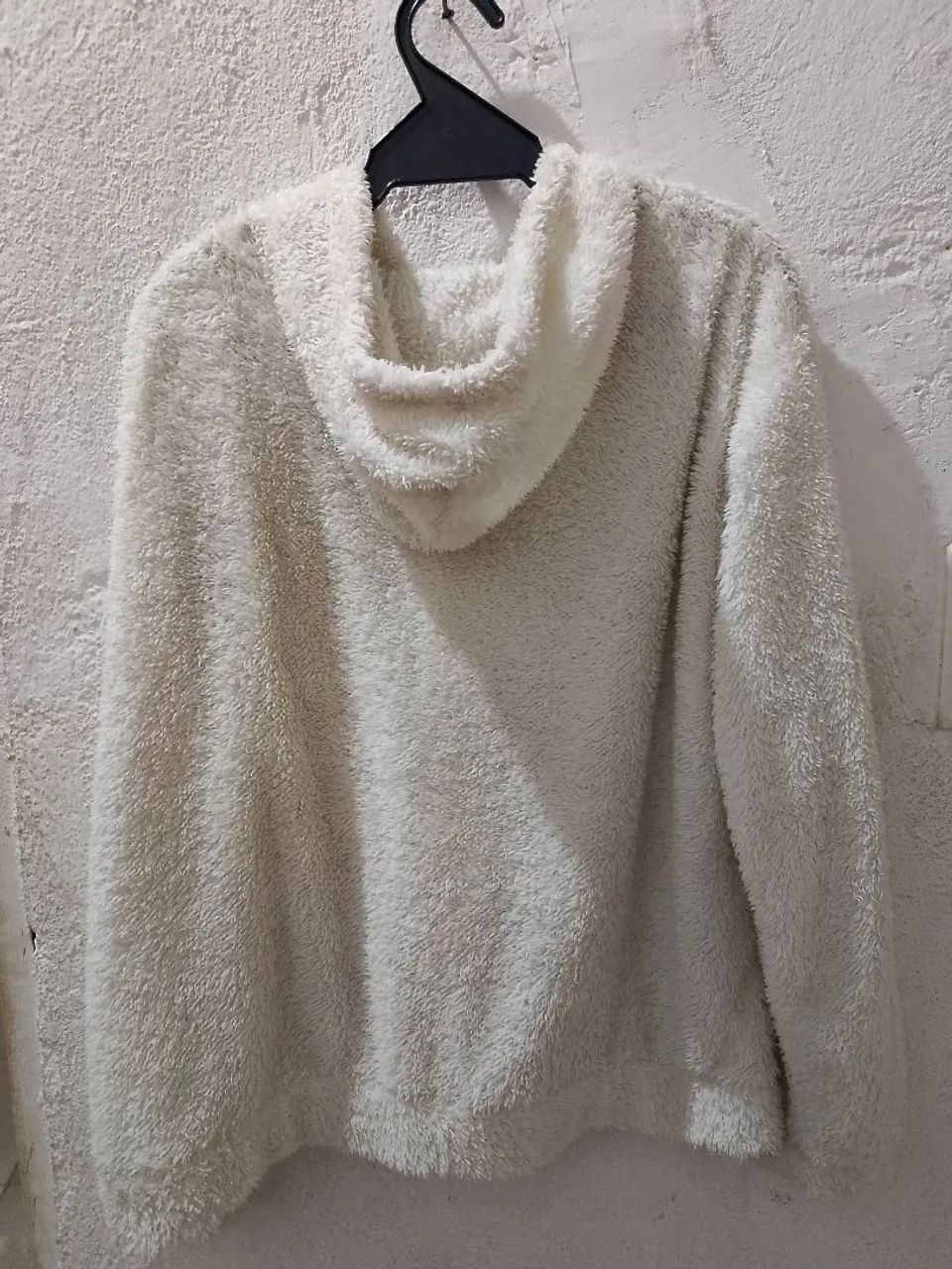 Casaco feminino branco Teddy - Foto 5