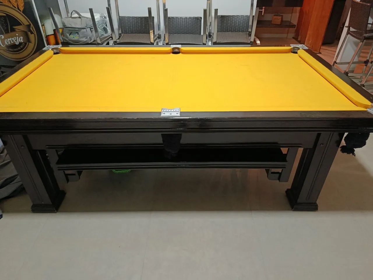 Mesa de bilhar semi nova , ótimo estado  - Foto 2