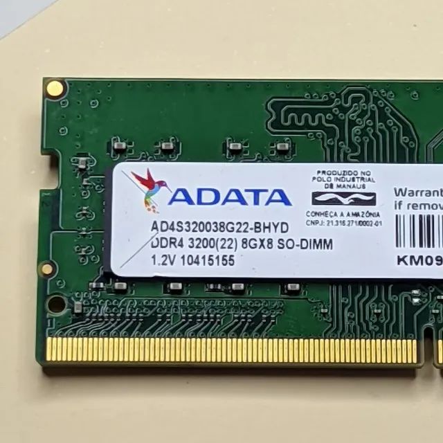 Memória RAM Adata DDR4 8GB 3200Mhz CL22 - Foto 2